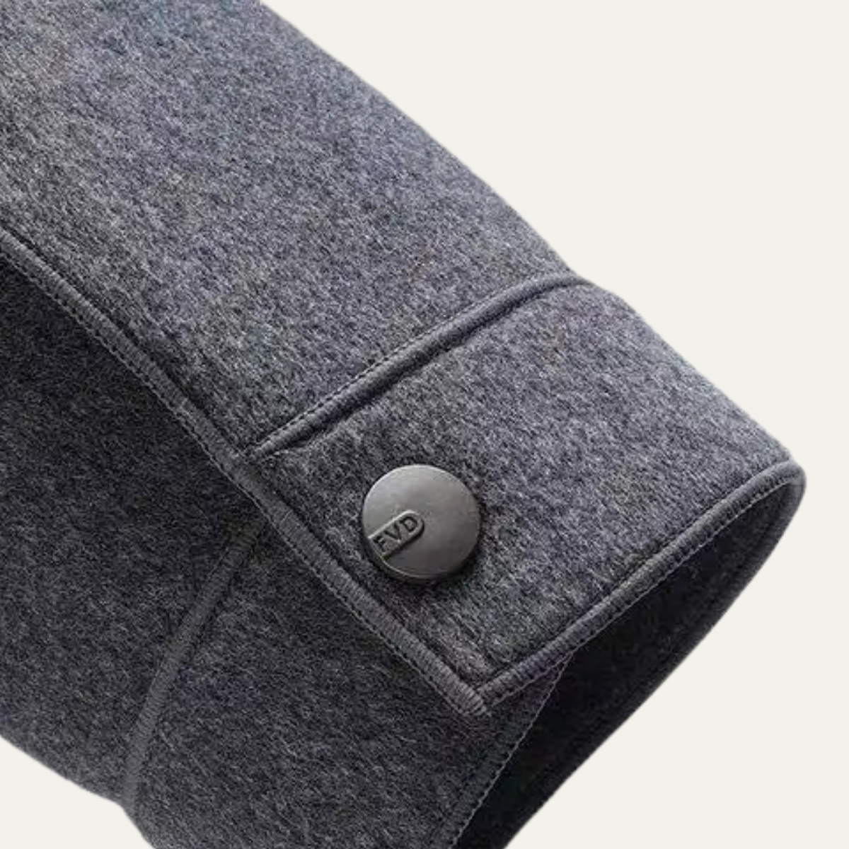 Nash | Men's Smart Casual Wool Overshirt Gray