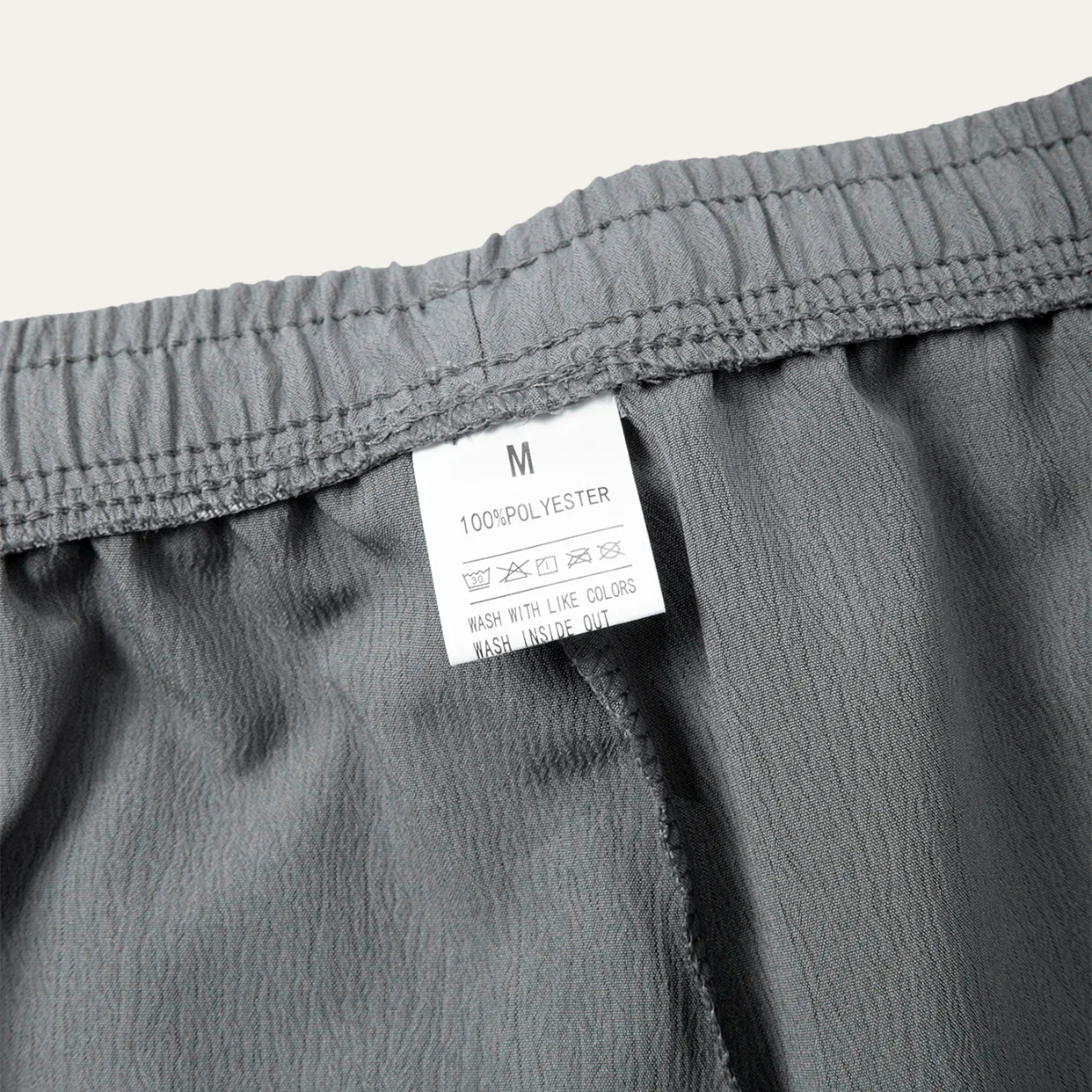 Callum | Men's Relaxed Linen Pants Gray Drawstring