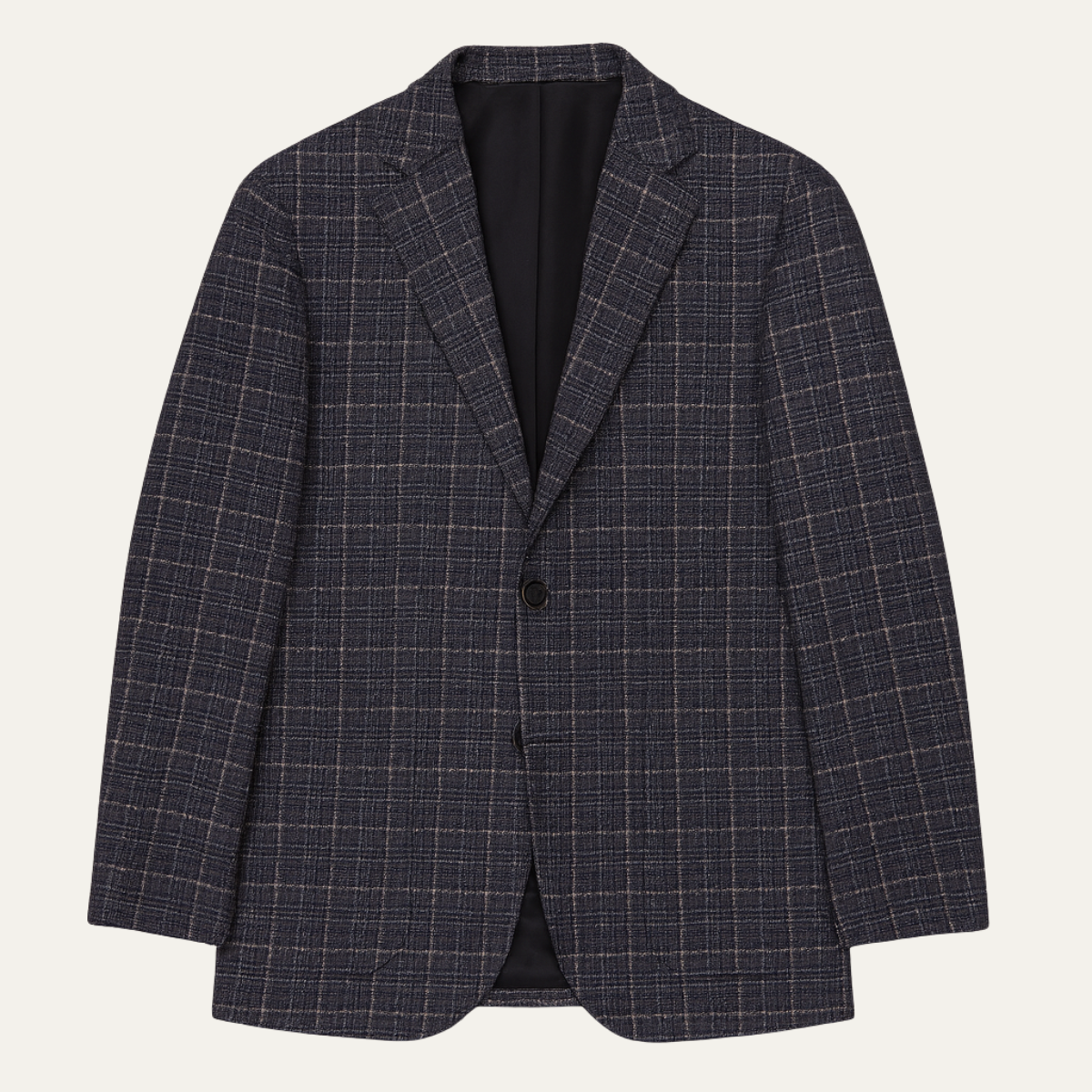 Blake | Men's Casual Blazer Navy Plaid