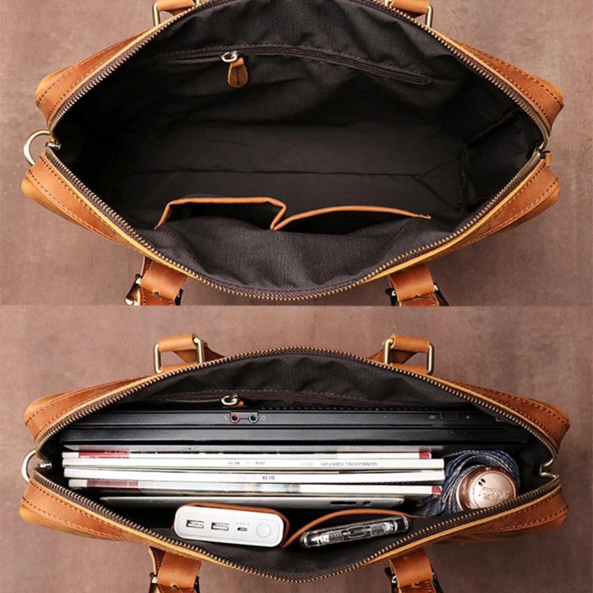 Dama Washington Cabourg men's genuine leather business bag - view 7