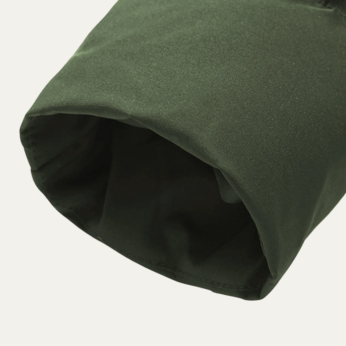 Axel | Men's Puffer Coat Olive Long Hooded Winter
