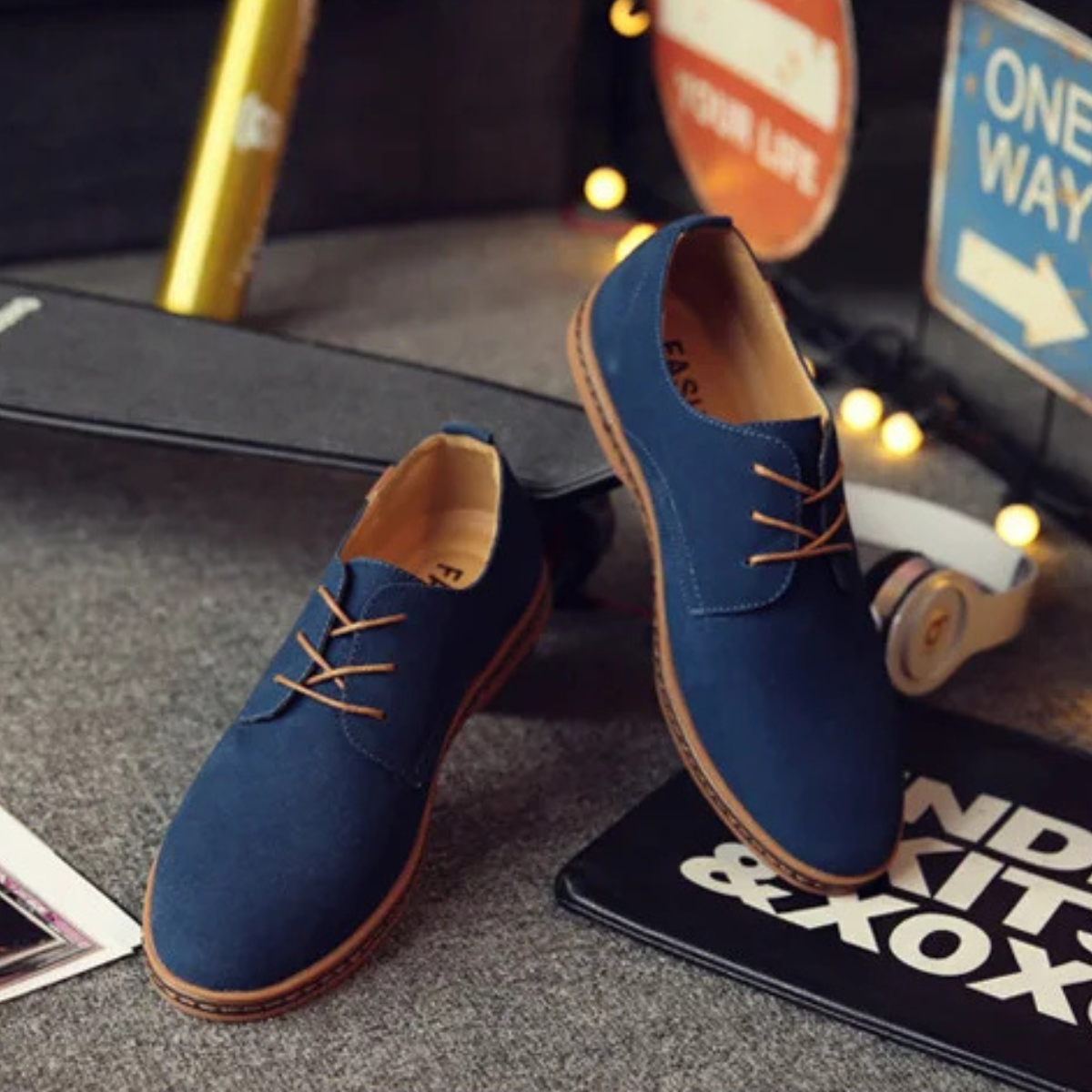 Dama Washington Courchevel casual lace up dress shoes - view 4