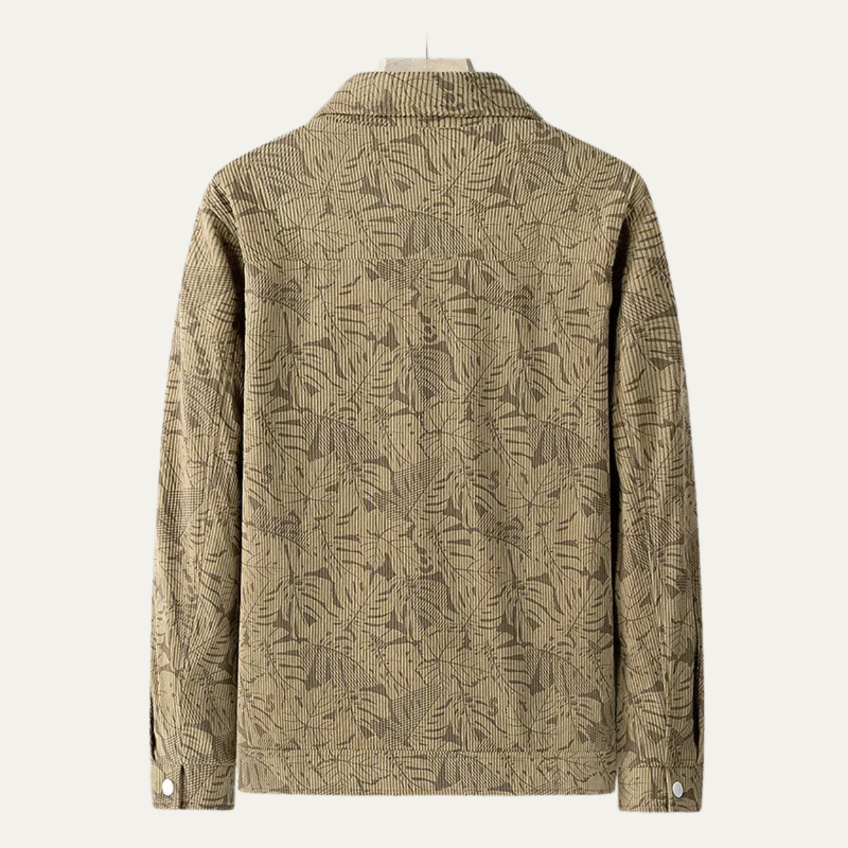 Ash | Men's Quilted Utility Jacket Khaki With Pockets