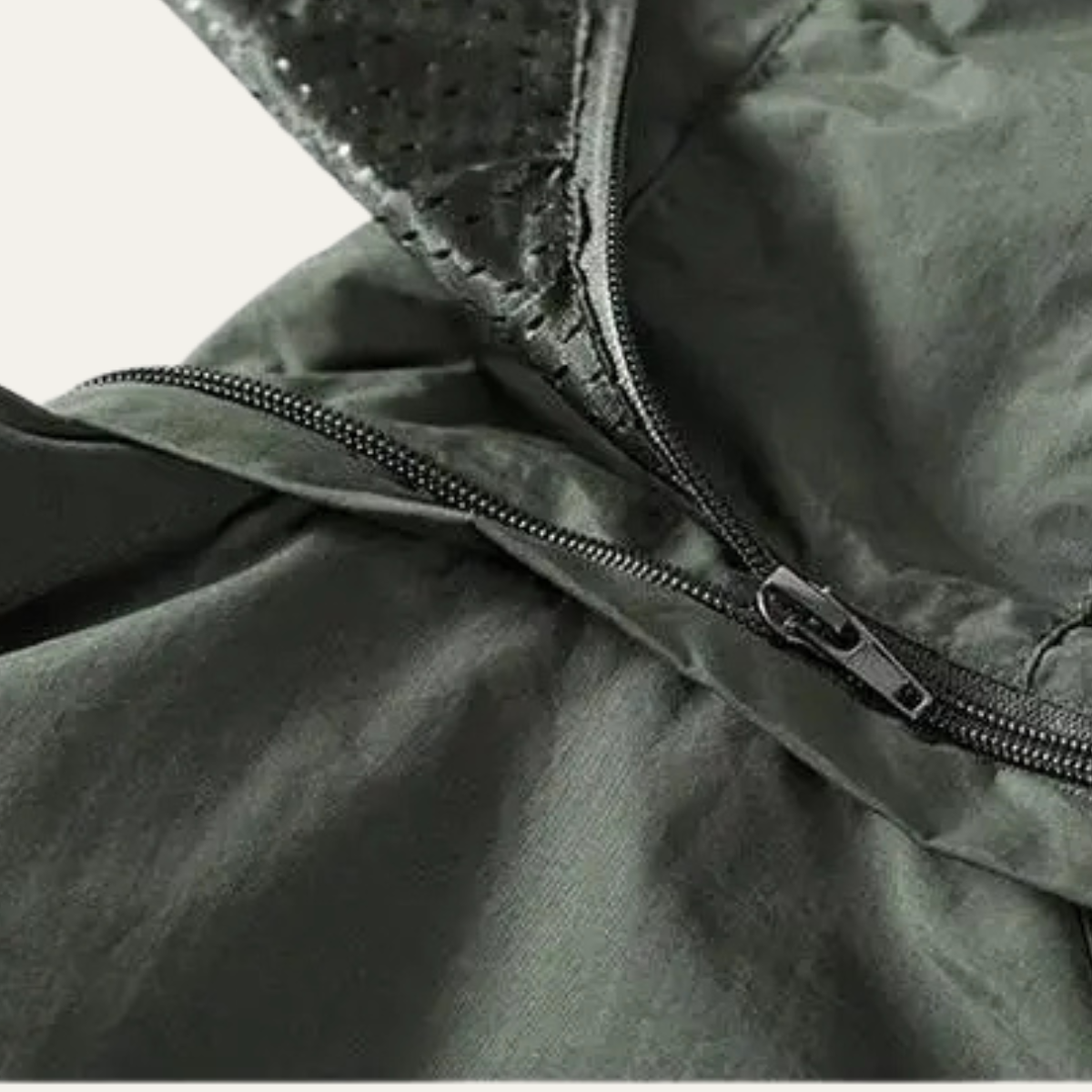 Ada | Men's Waterproof Rain Jacket Hooded Gray Windbreaker