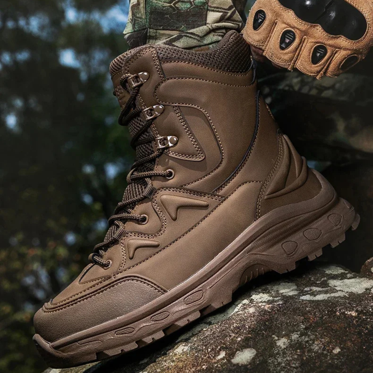 Bram | Men's Tactical Waterproof Hiking Boots Black
