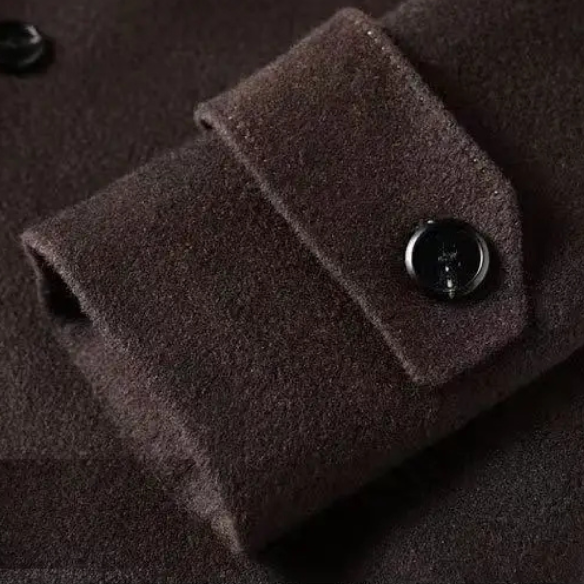 Callum | Men's Smart Casual Overcoat Brown