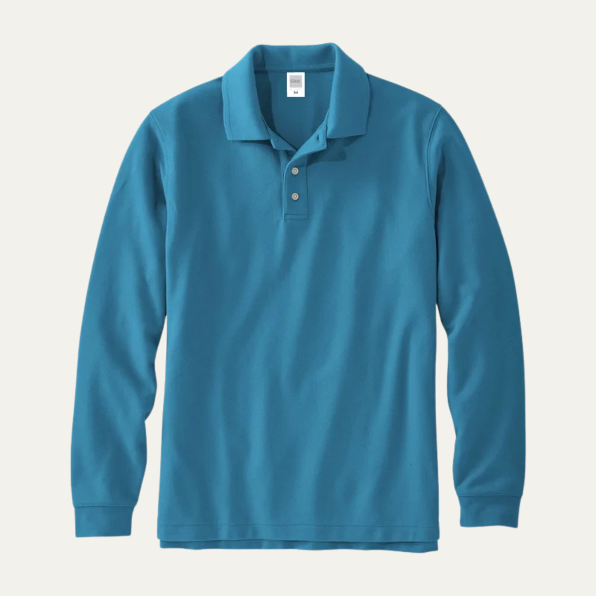 Callum | Men's Long Sleeve Polo Shirt Burgundy