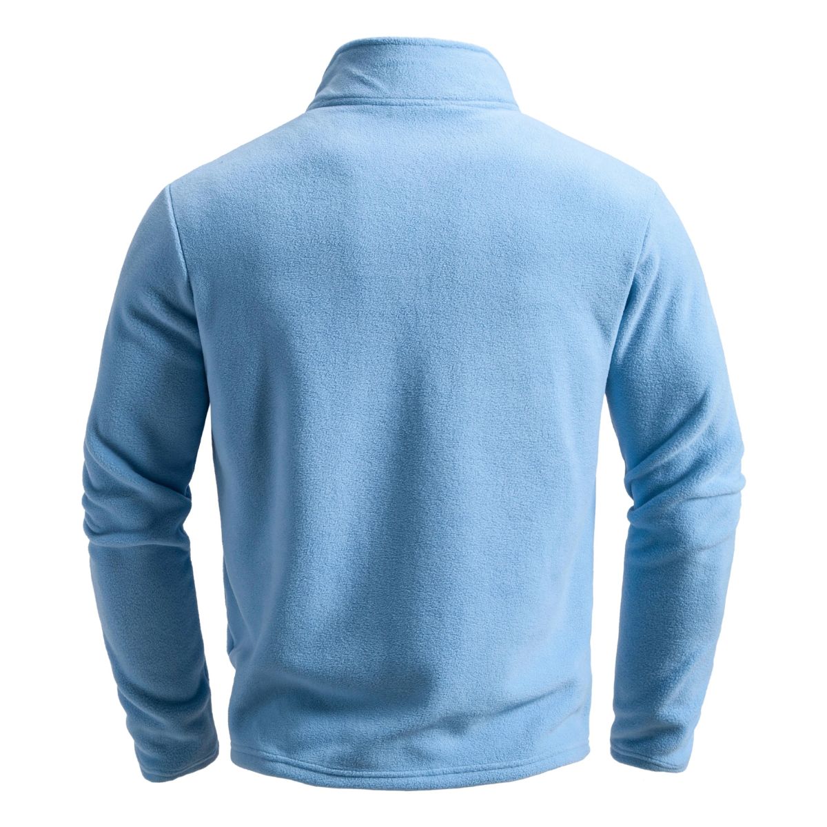 Bram | Men's Quarter Zip Sweater Green Fleece