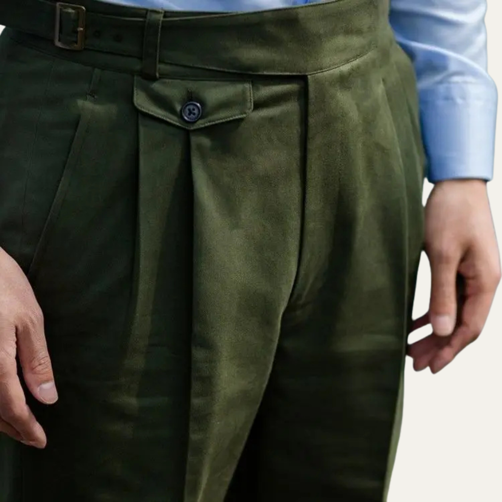 Dama Washington Beau men's pleated dress pants khaki - view 2