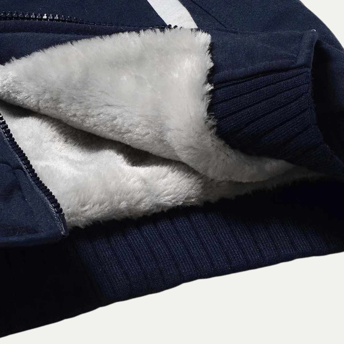 Bash | Men's Fleece Lined Zip Up Hoodie Black Gray
