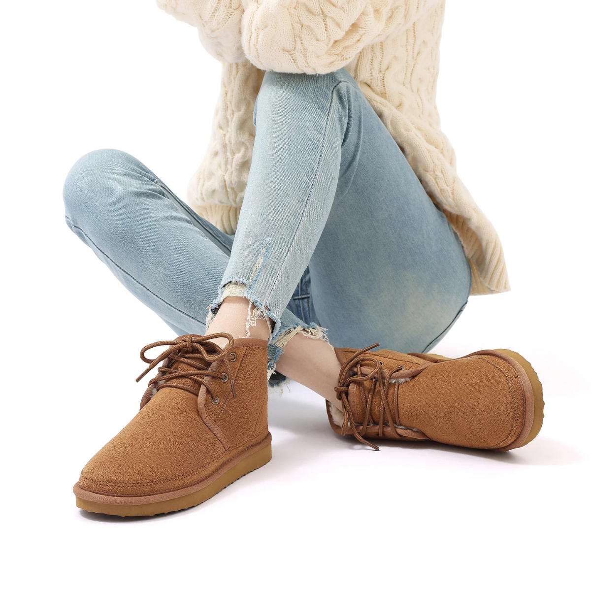 Axel | Men's Suede Chukka Boot Tan Lace Up