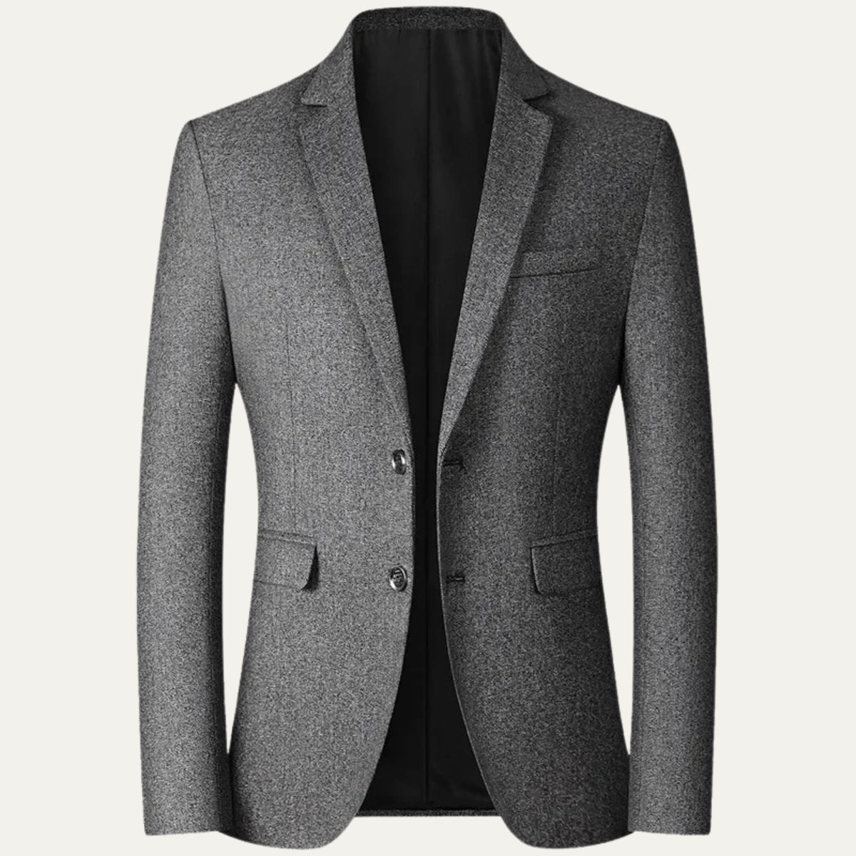 Callum | Men's Smart Casual Slim Fit Blazer Blue Heather