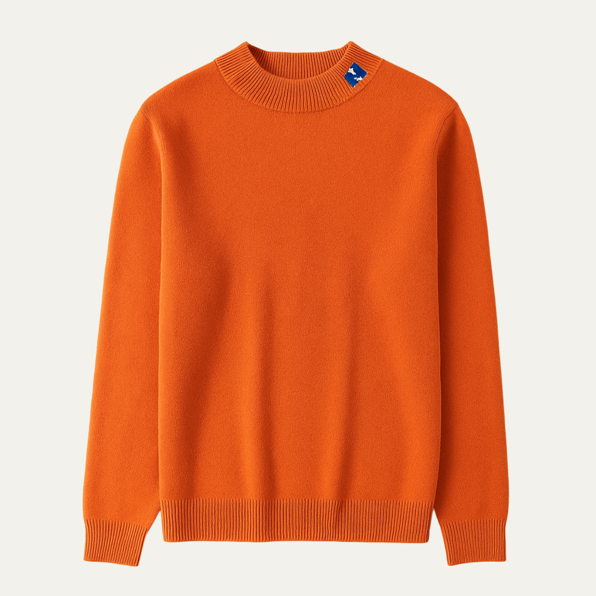 Mia | Men's Crew Neck Sweater Navy Blue Long Sleeve