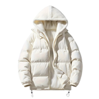 Dama Washington Ada women's puffer jacket black sherpa lined hood - view 3
