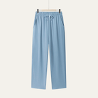 Dama Washington Callum men's relaxed linen pants gray drawstring - view 3