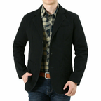 Voss | Men's Casual Lightweight Blazer Beige Cotton