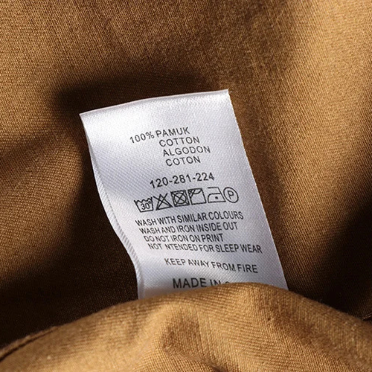 Bram | Men's Utility Button Up Shirt Tan Cargo Pockets