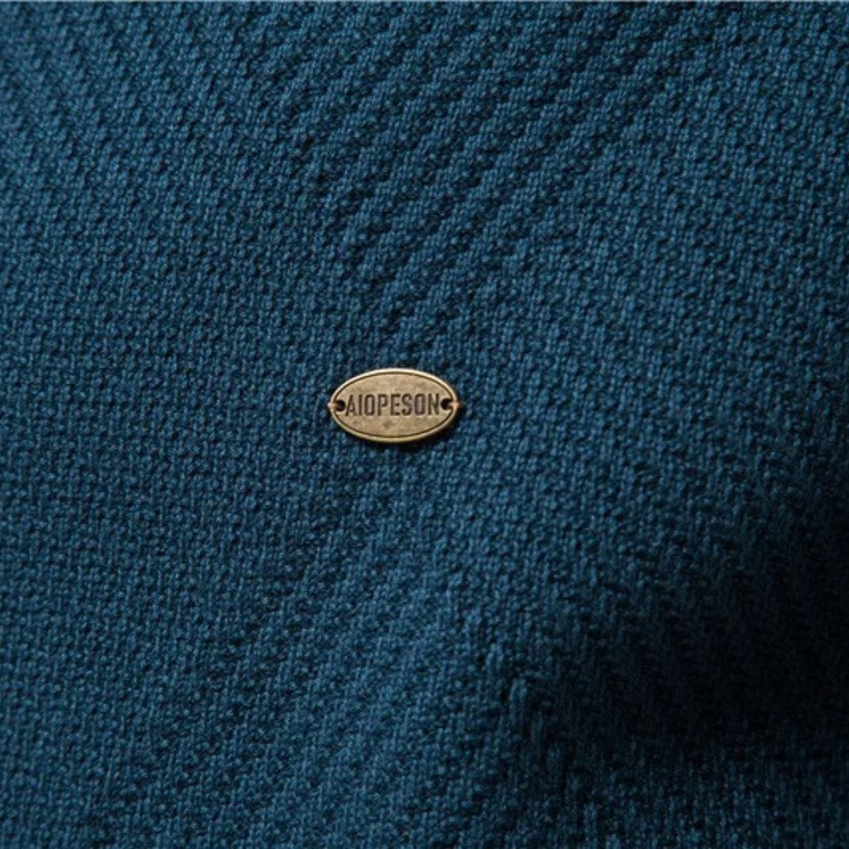 Ash | Men's Casual Zip Up Cardigan Cream Textured
