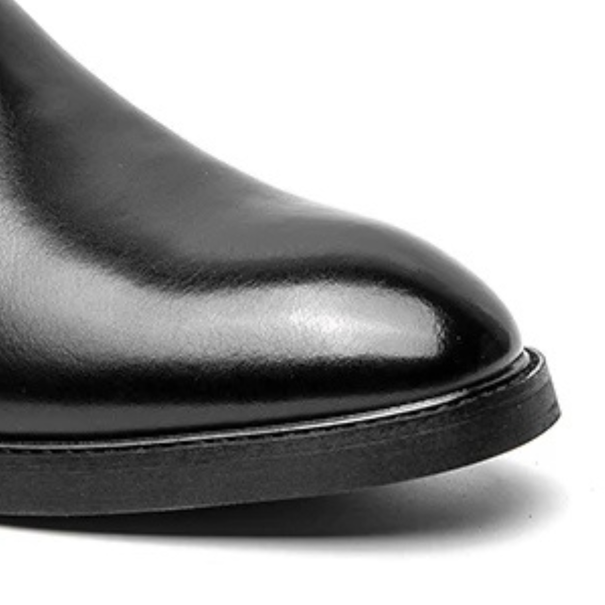 Beau | Men's Chelsea Ankle Boots Black Leather