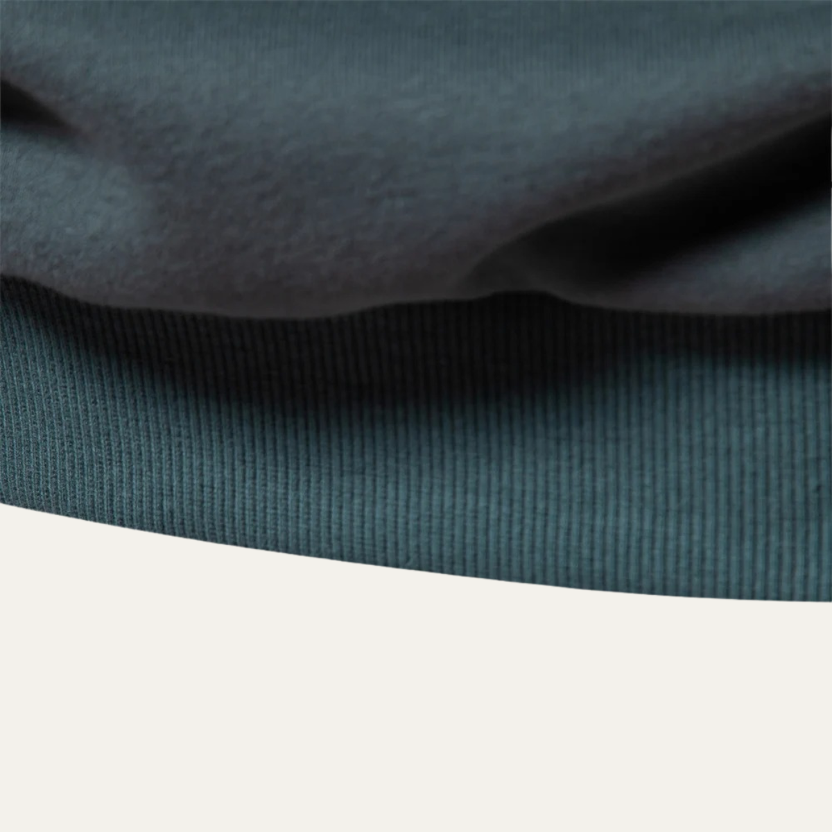 Arlo | Men's Casual Crew Neck Sweatshirt Cream Chest Pocket