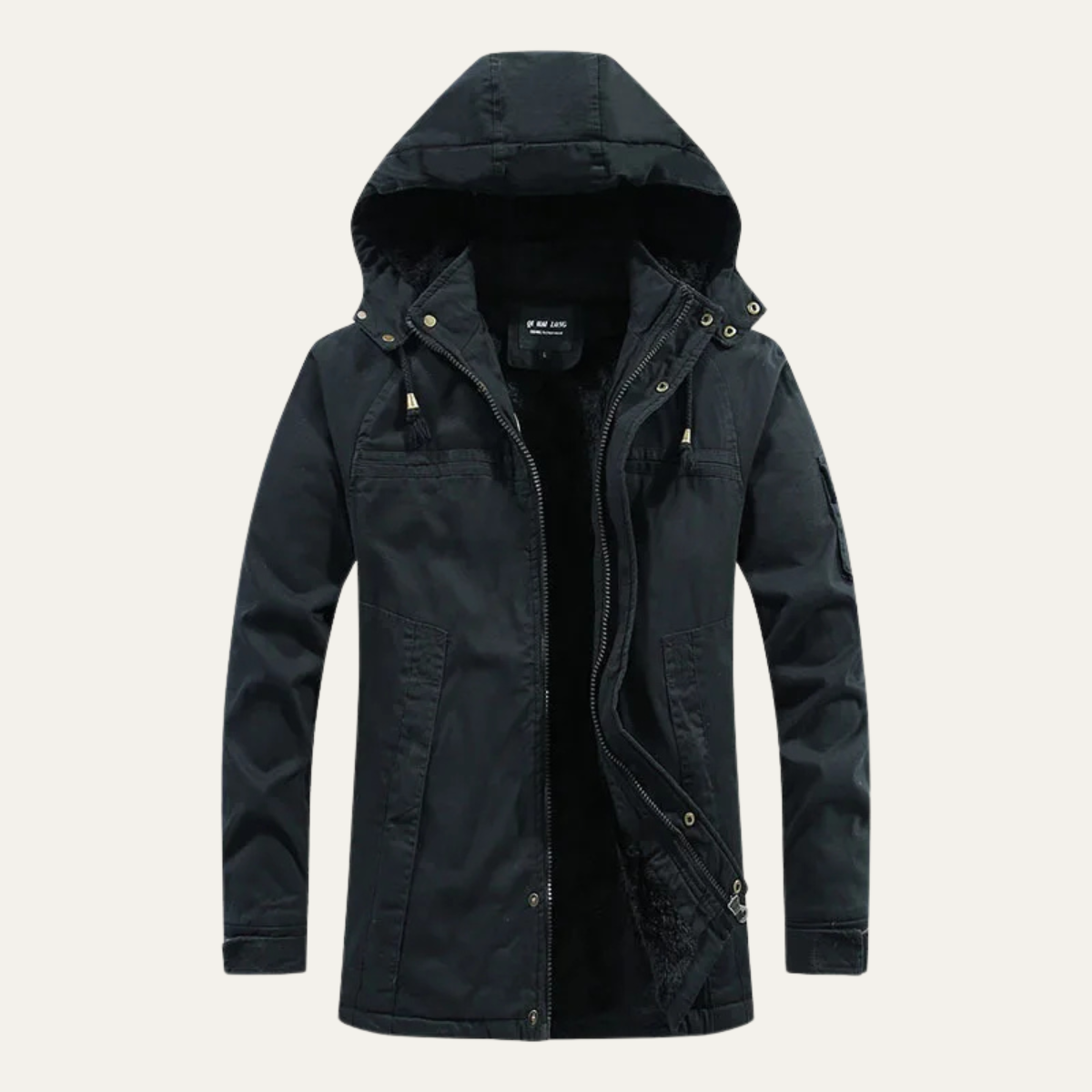 Vane | Men's Casual Hooded Puffer Jacket Olive