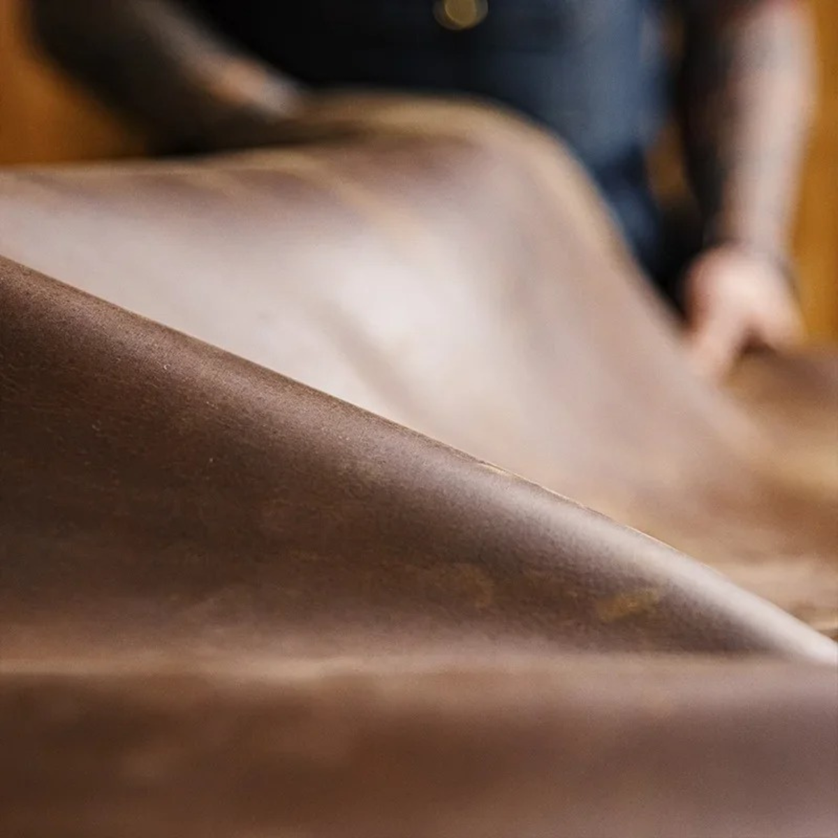 Beau | Men's Lace Up Work Boots Brown Leather