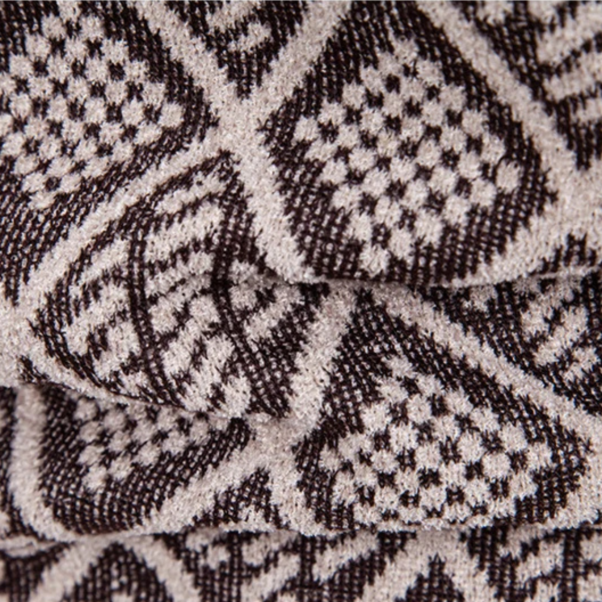 Ezra | Men's Smart Casual Diamond Patterned Cardigan Cream