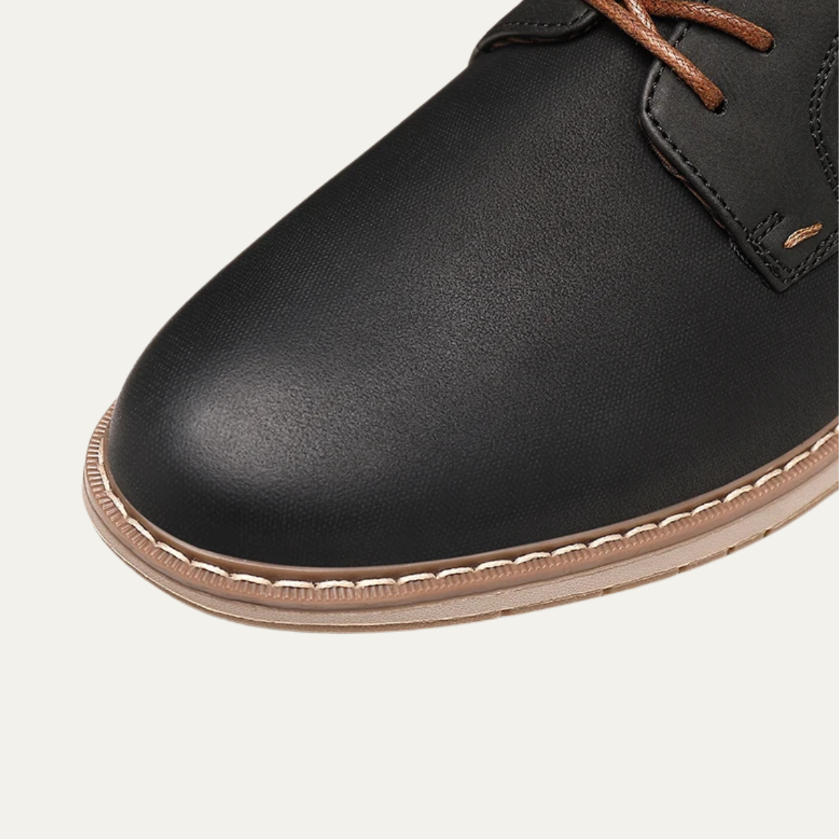 Cole | Men's Oxford Sneaker Black Brown Two Tone Lace Up