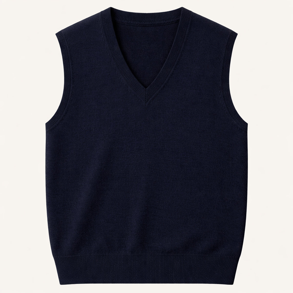 Callum | Men's V Neck Sweater Vest Burgundy Layering Knit