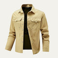 Dama Washington Flint men's lightweight utility shirt jacket khaki quick dry - front view