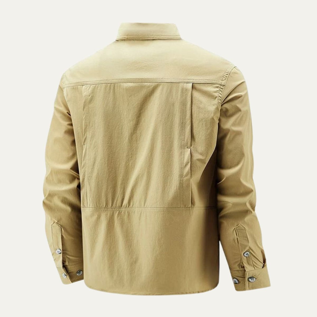Dama Washington Flint men's lightweight utility shirt jacket khaki quick dry - view 5
