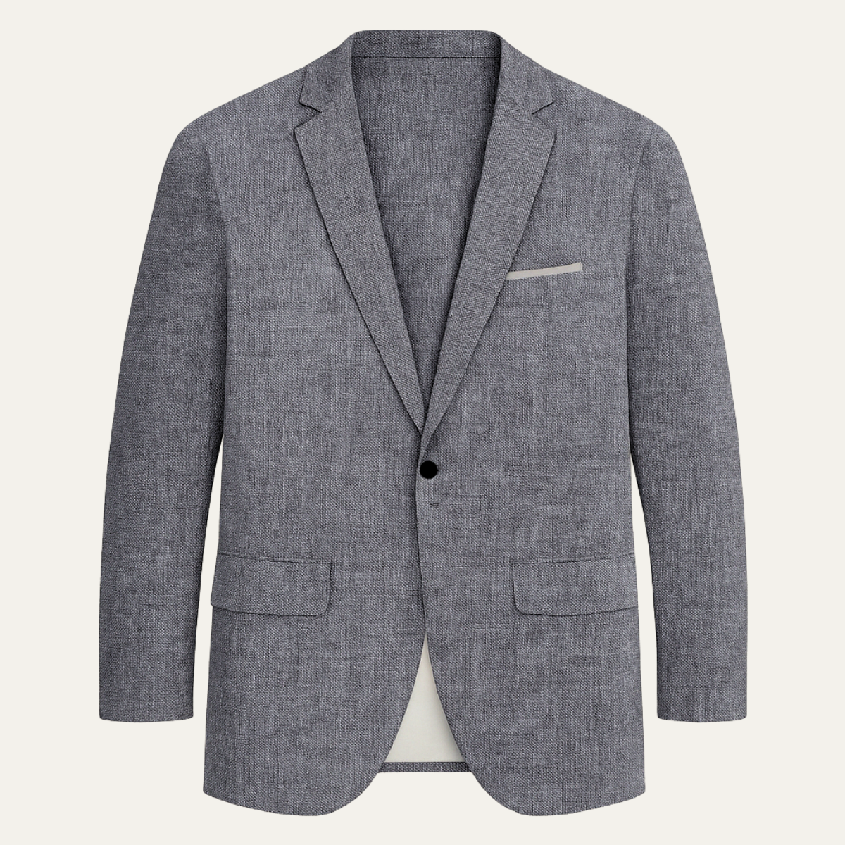 Blake | Men's Smart Casual Lightweight Linen Blazer Gray