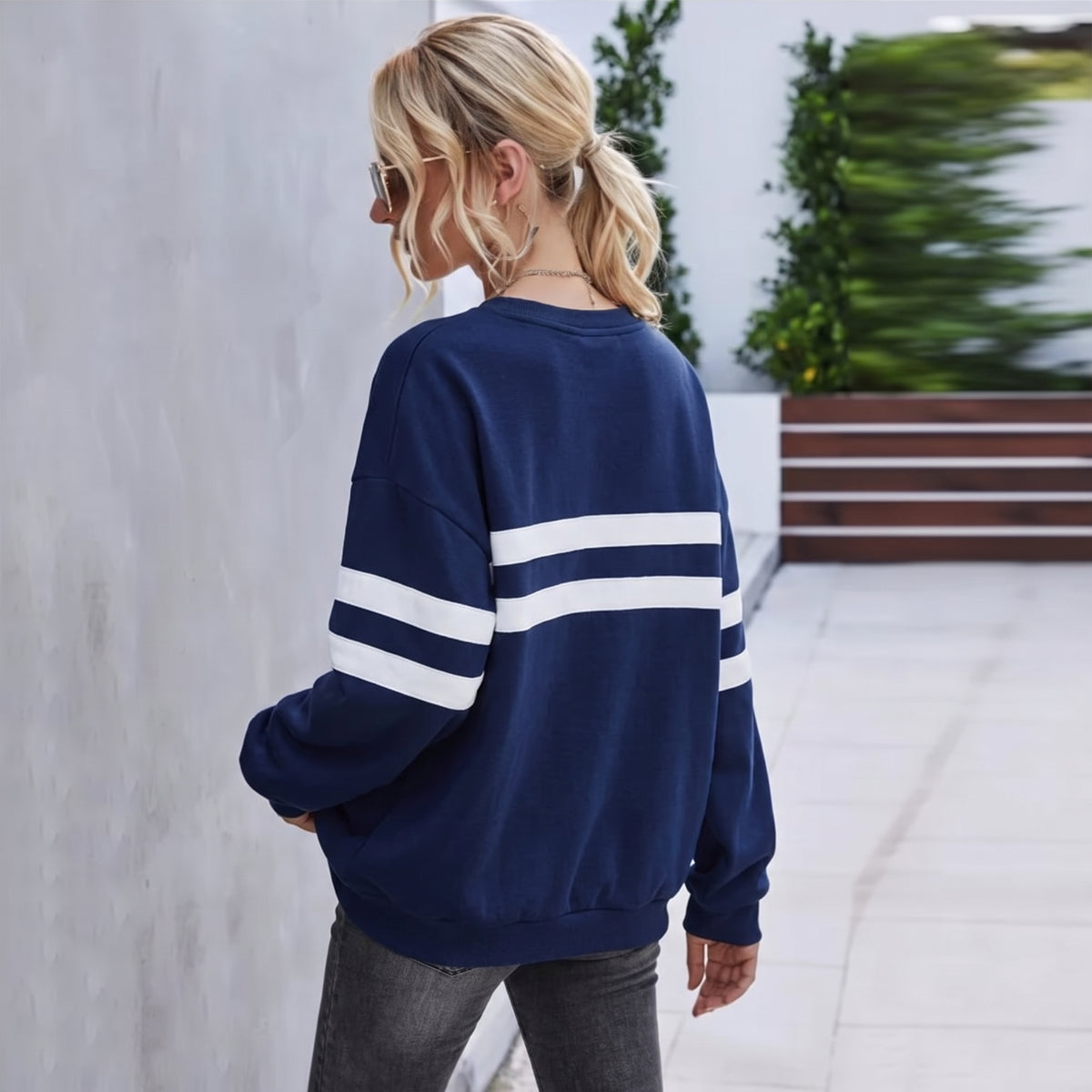 Calliope | Women's Cropped Striped Sweater