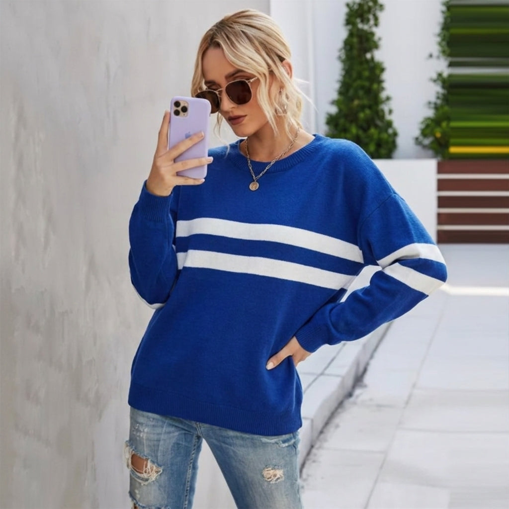 Calliope | Women's Cropped Striped Sweater