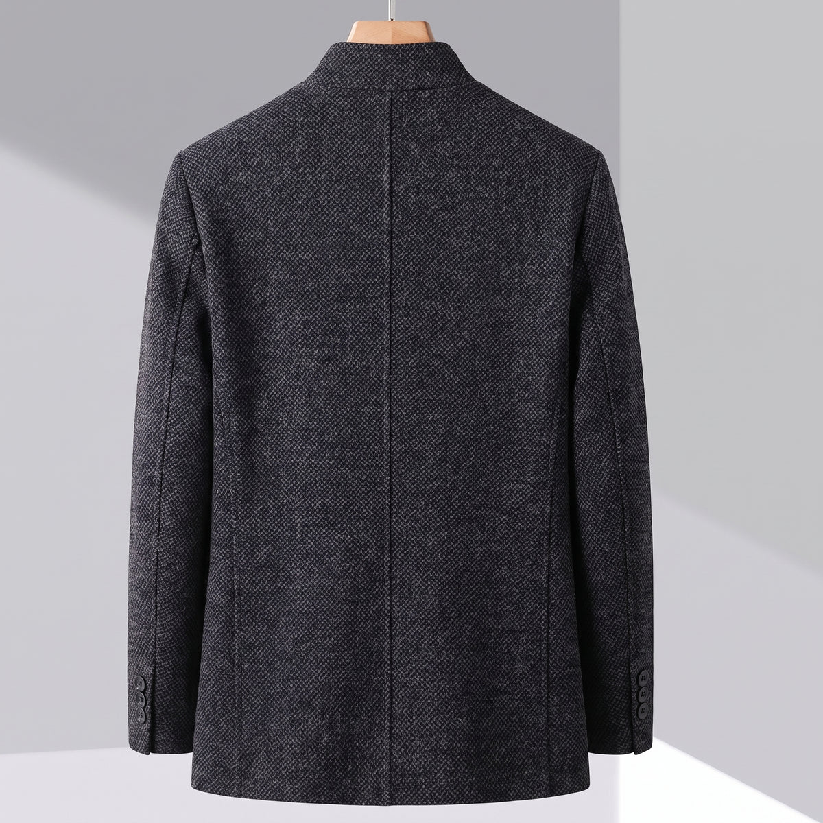 Rowan | Men's Casual Wool Blazer Gray Button Up