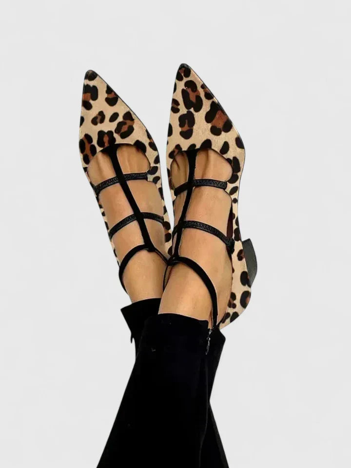 Isla | Women's Pointed Toe Mary Jane Block Heel Black