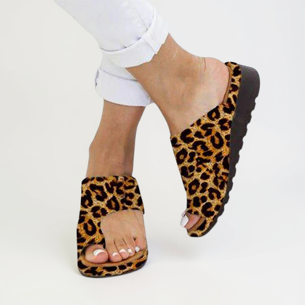Ivy | Women's Platform Slide Sandal Black Comfort Orthopedic