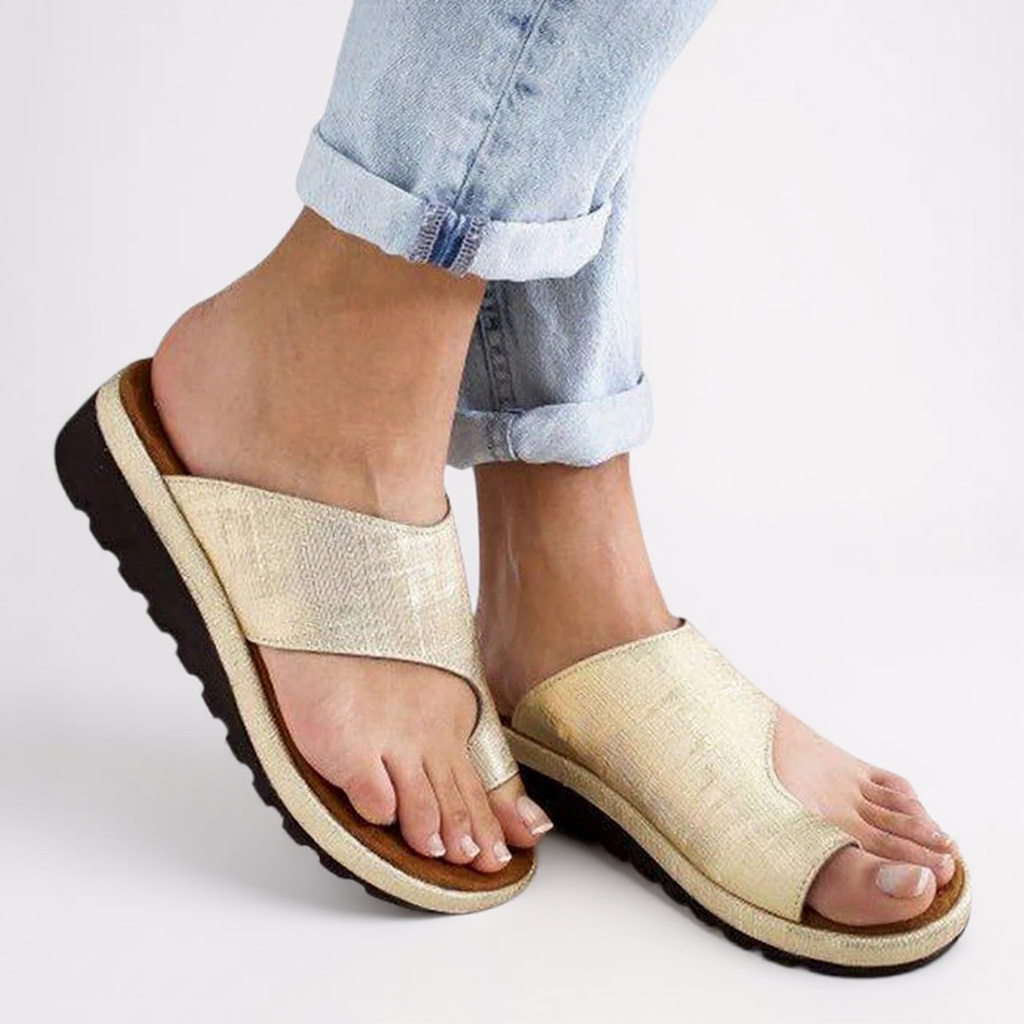 Ivy | Women's Platform Slide Sandal Black Comfort Orthopedic