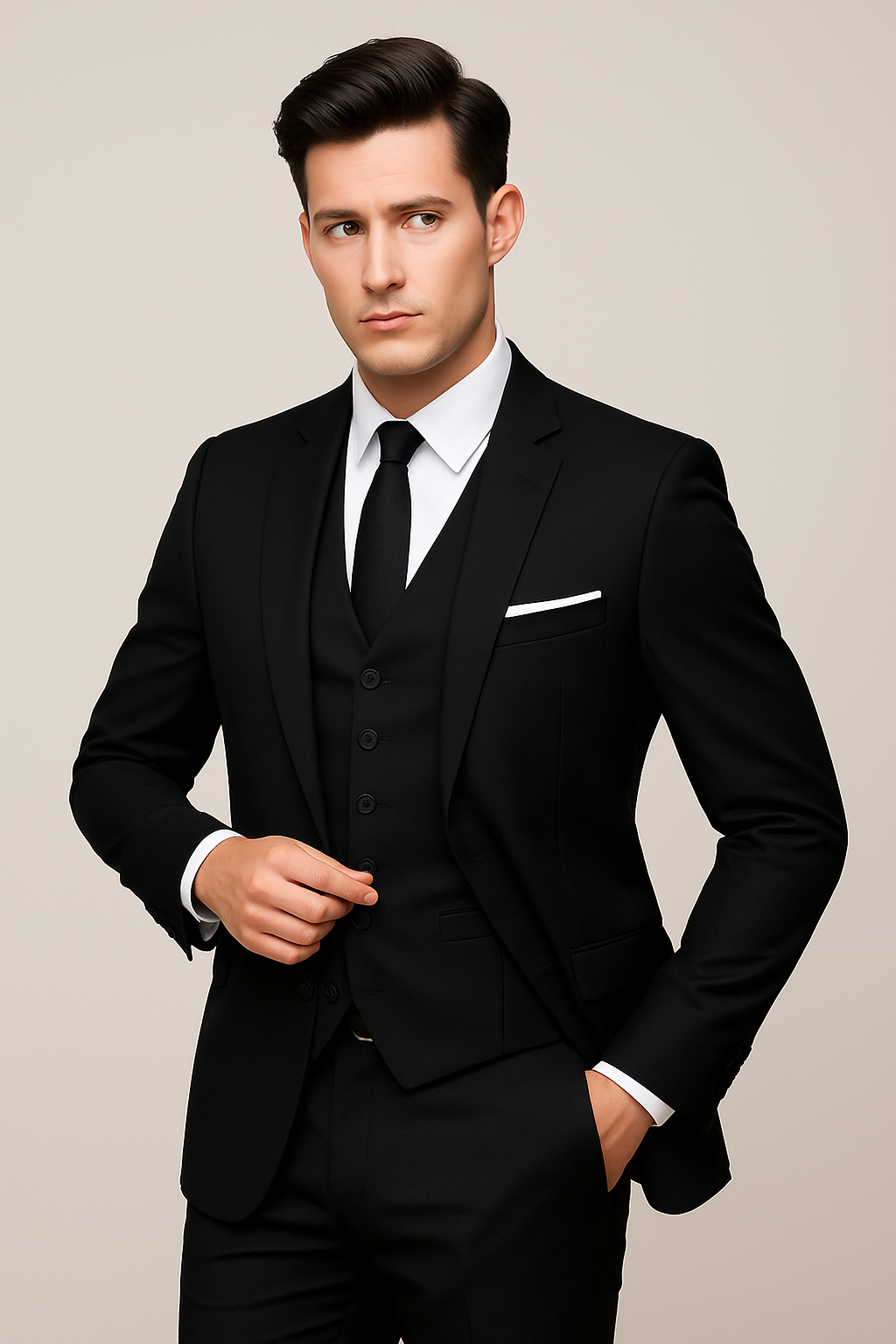 Callum | Men's Navy Suit Three Piece Formal