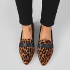 Dama Washington Lola women's pointed toe loafer slip on black suede - view 4