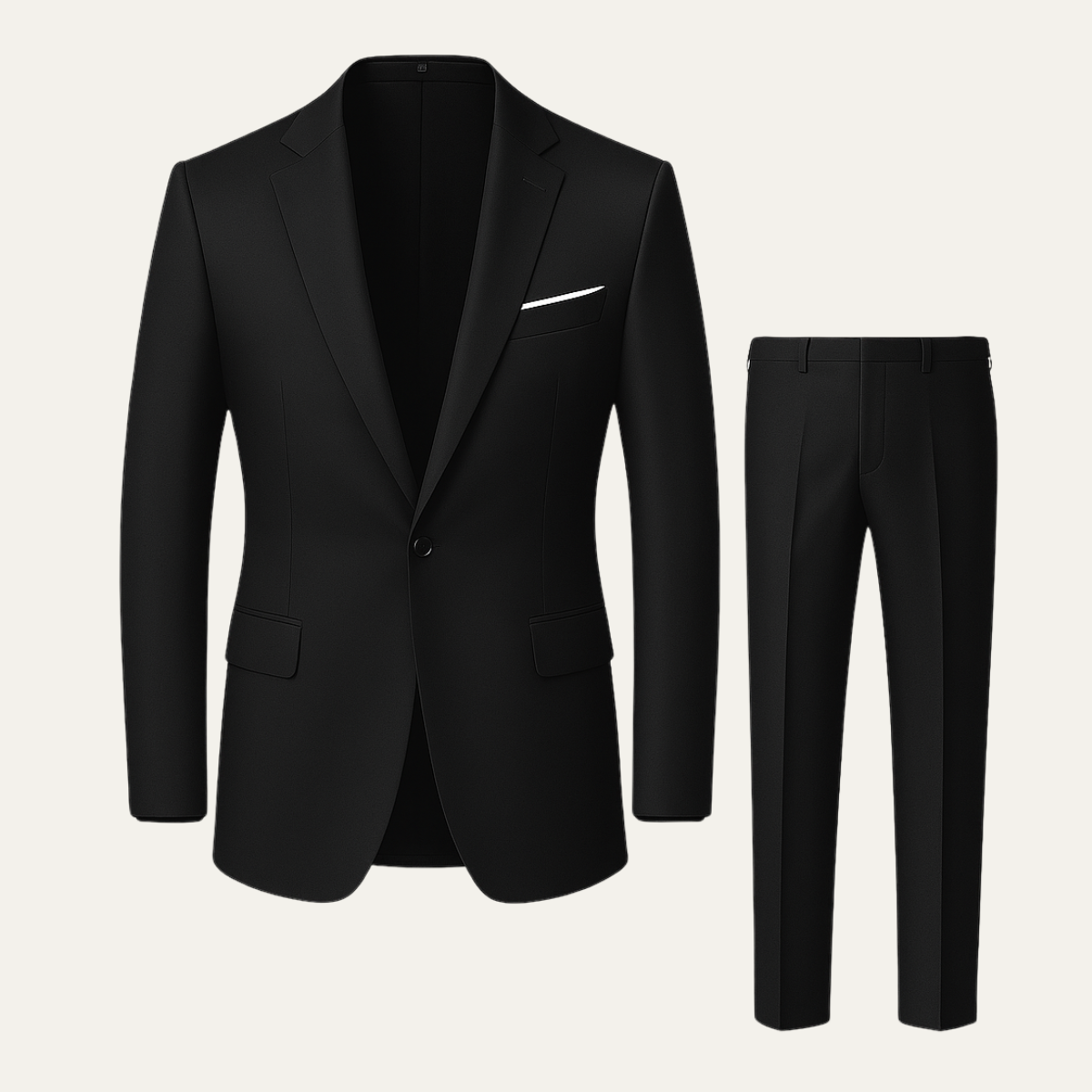 Nash | Men's Black Suit Slim Fit Business Blazer Pants