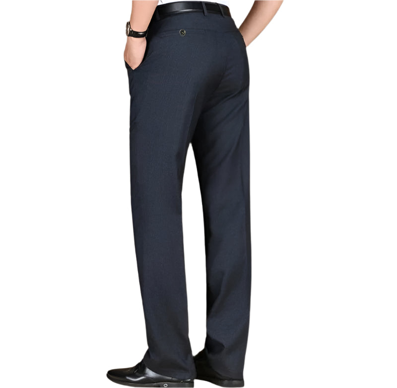Rowan | Men's Tailored Dress Pants Gray Textured