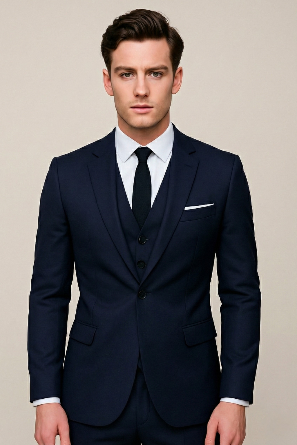 Callum | Men's Navy Suit Three Piece Formal
