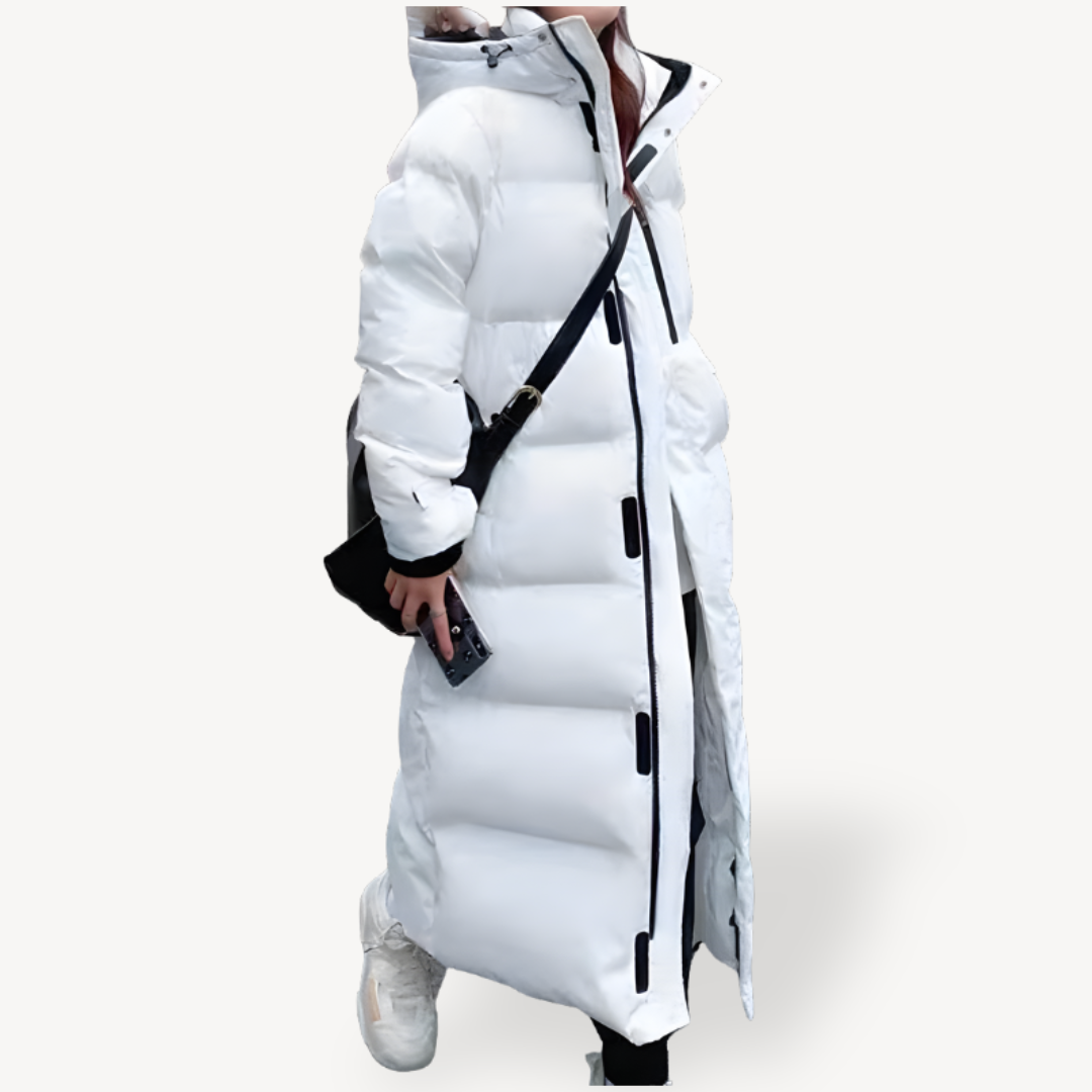 Dama Washington Theodora women's longline quilted hooded puffer jacket - view 2