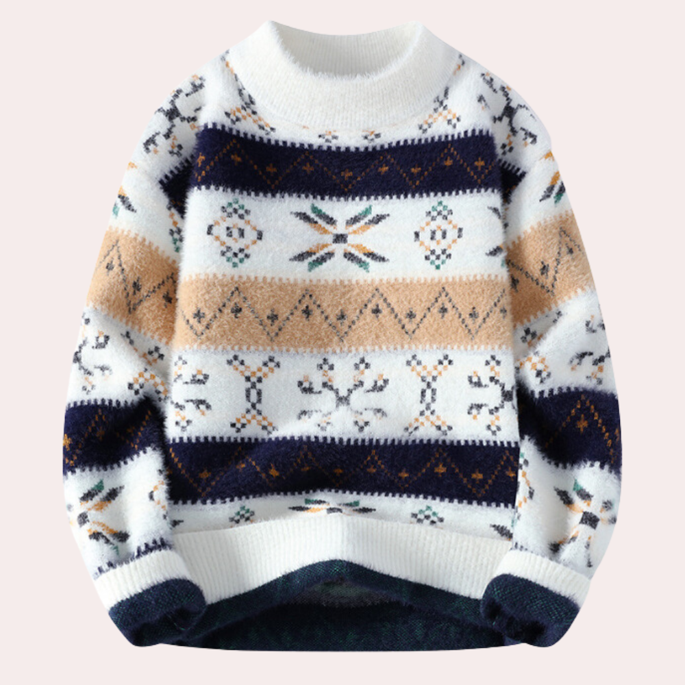 Dama Washington Ellis patterned crewneck sweater - view 2