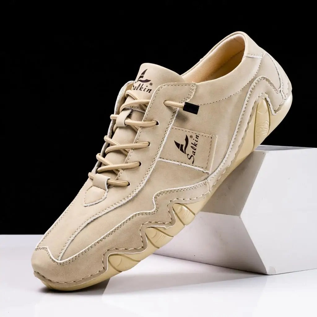 Blake | Men's Casual Lace Up Oxford Shoe Navy Blue