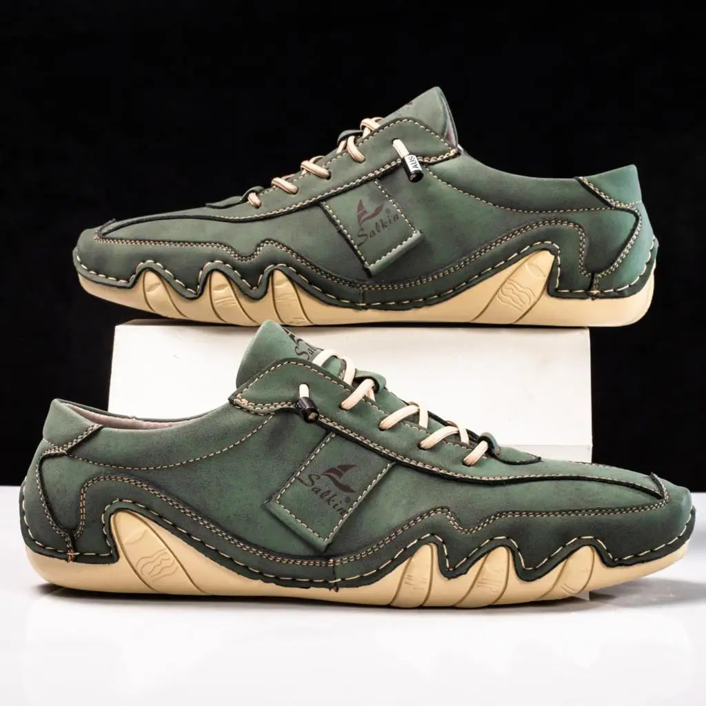 Blake | Men's Casual Lace Up Oxford Shoe Navy Blue