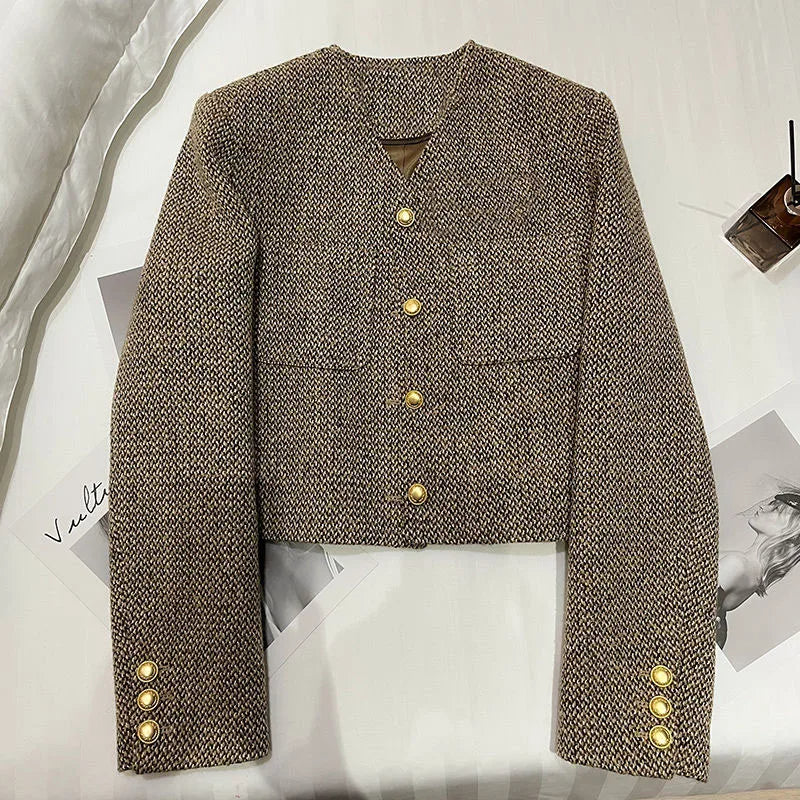 Dama Washington Faustine women's cropped button-front jacket - view 2