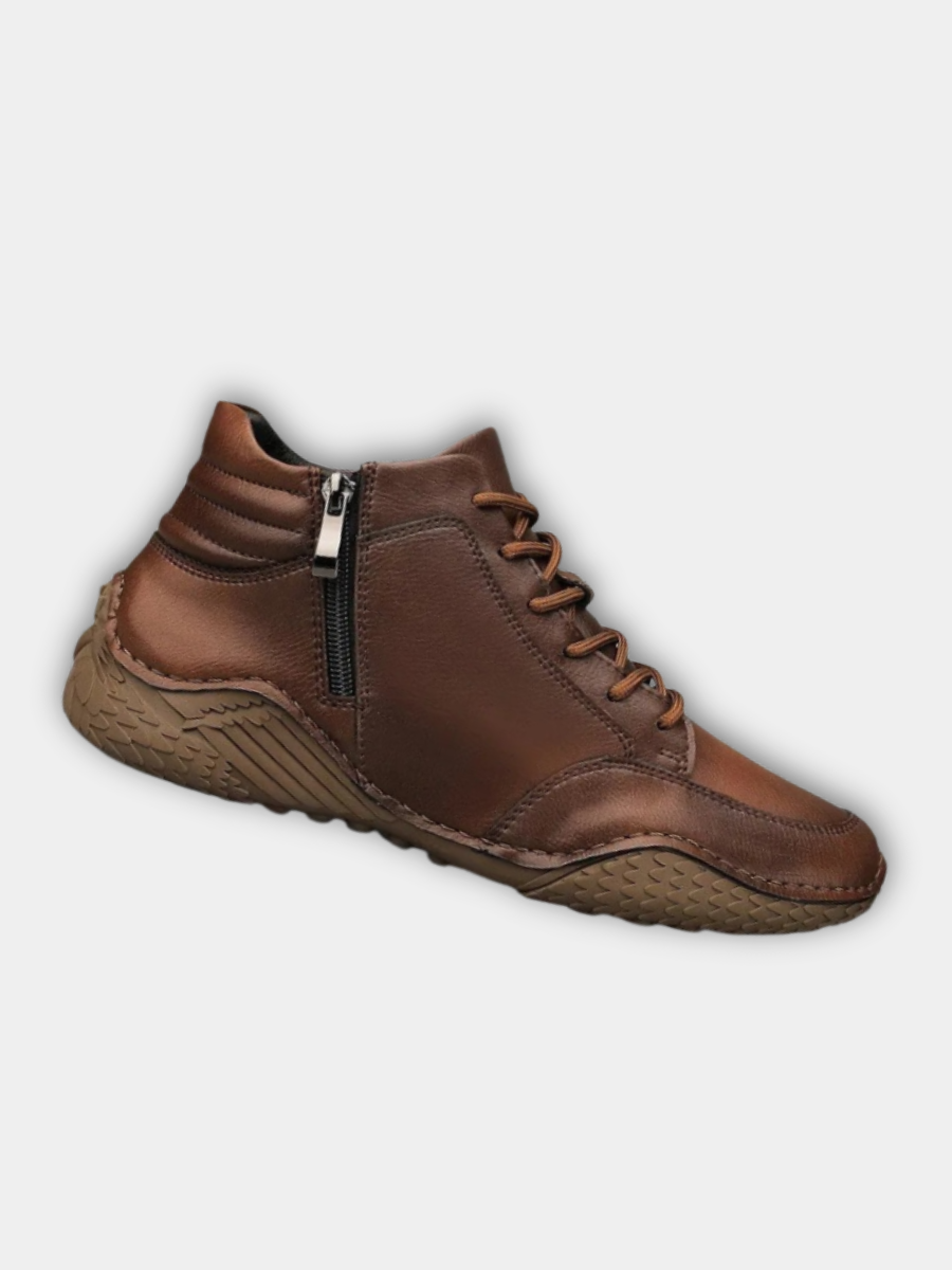 Kade | Men's Brown Leather Lace Up Boots