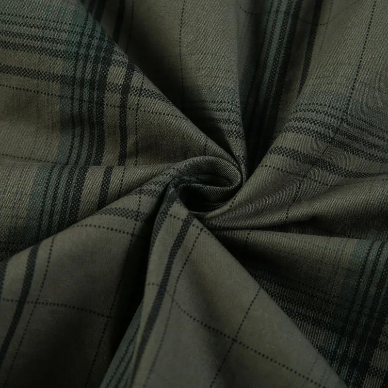 Jasper | Men's Flannel Shirt Navy Plaid Long Sleeve